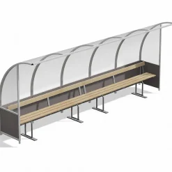 Abri de touche 1 - 3m en bois