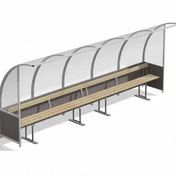 Abri pour autocars 1 - 3m