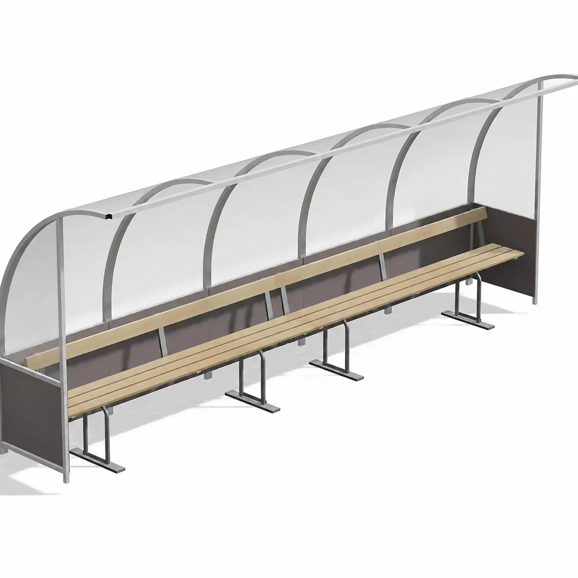 Abri pour autocars 1 - 3m