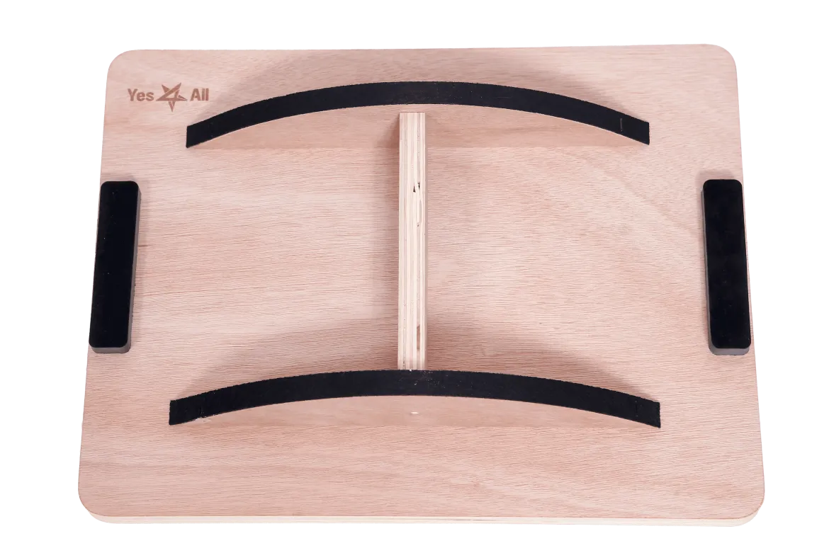 Balance board en bois OKO - Rouge