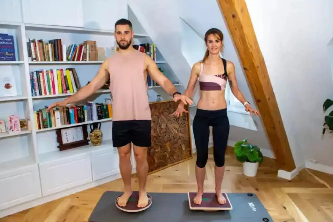 Balance board OKO - Rouge