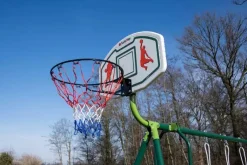 Balançoires trois agrès avec panier de basket