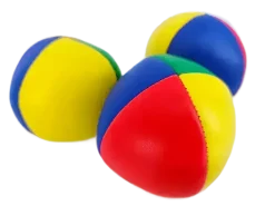 Balles de jonglage 77mm - lot de 3