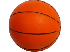Ballon de basketball en mousse - Taille 2 (diamètre : 14cm)