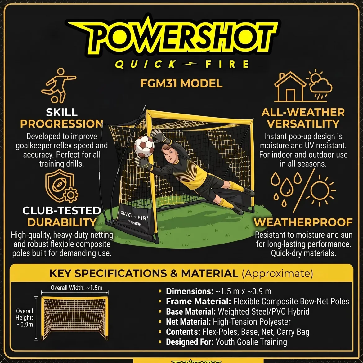 But autolesté QuickFire® - 1,5 m x 0,9 m