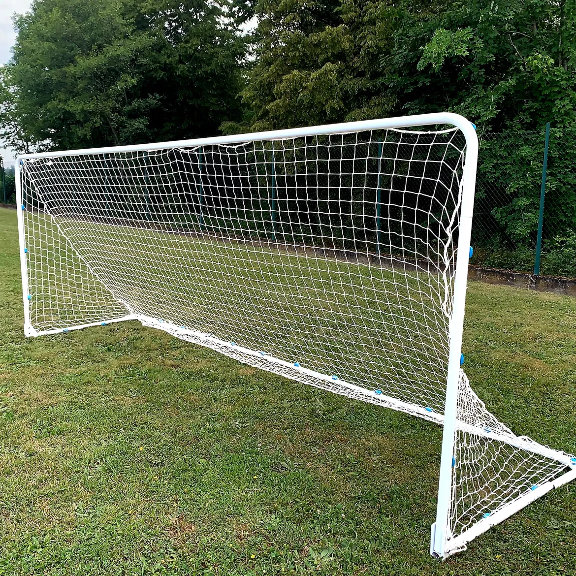 But de football en aluminium 4 x 1,80 m - la paire