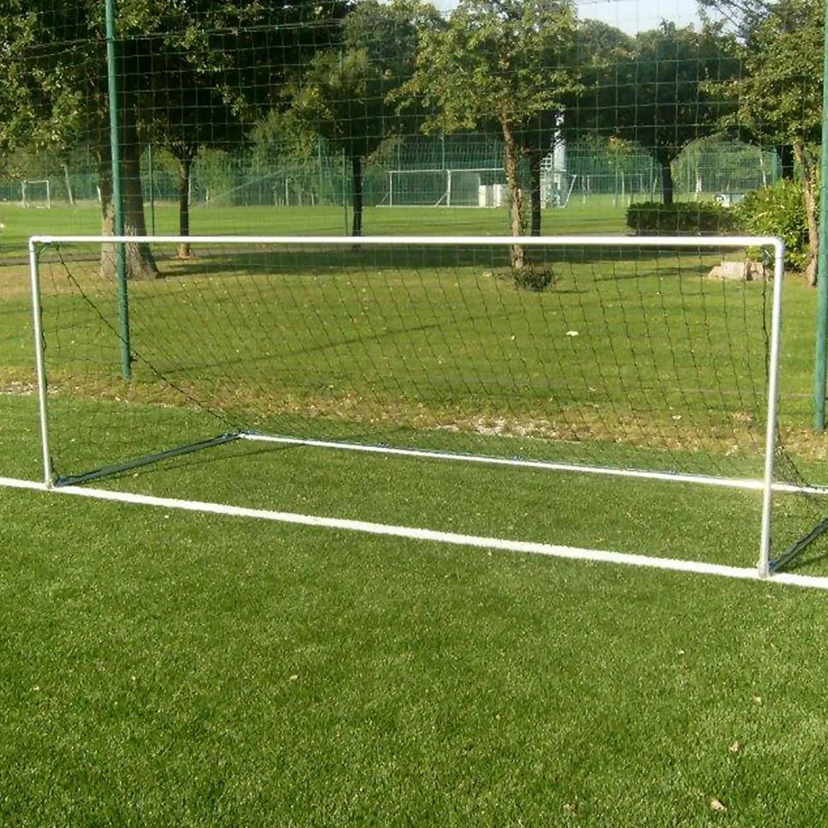 But de football en aluminium 4 x 1,80 m - la paire