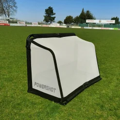 But de football pliable - Aluminium - 1.5m x 1m - Blanc