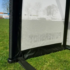 But de football pliable - Aluminium - 1.5m x 1m - Blanc