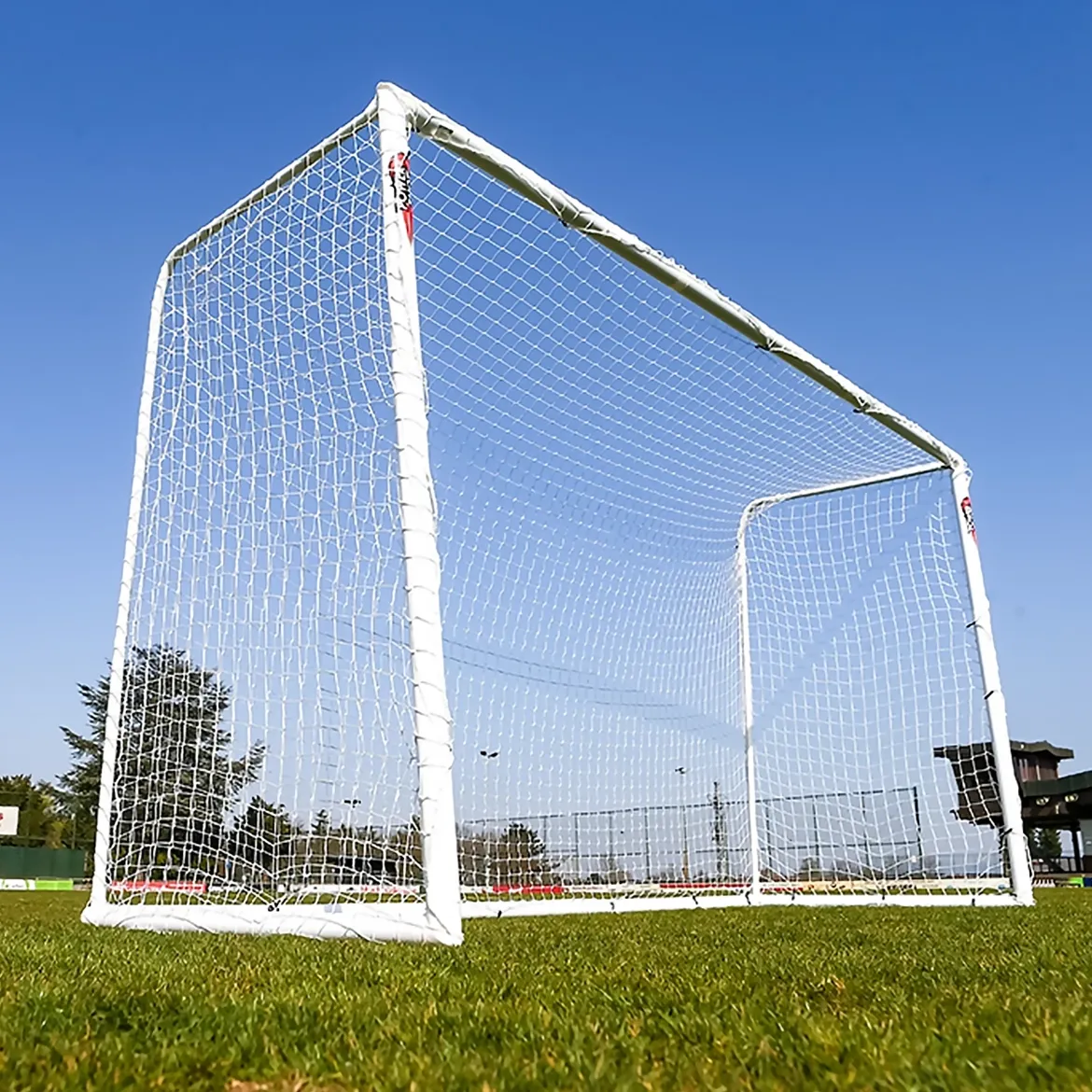 But de football STADIUM - 5m x 2m - uPVC - Blanc