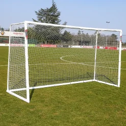 But de football STADIUM - 5m x 2m - uPVC - Blanc