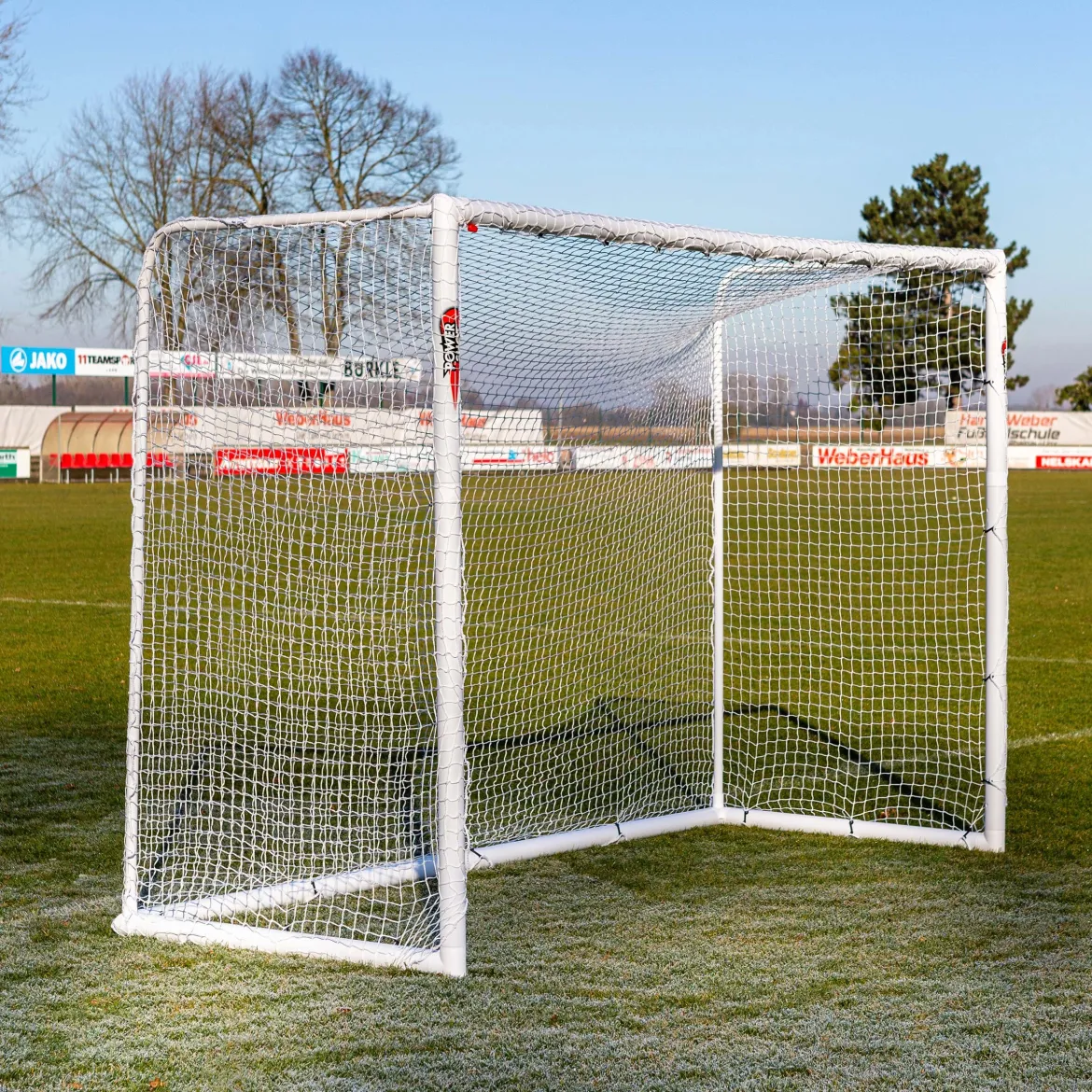 But de football STADIUM - 3m x 2m - uPVC - Blanc