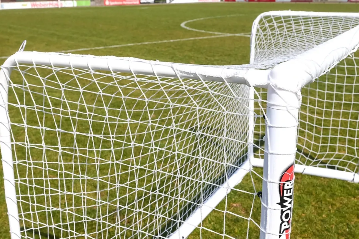 But de football STADIUM - 1.8m x 1.2m - uPVC - Blanc