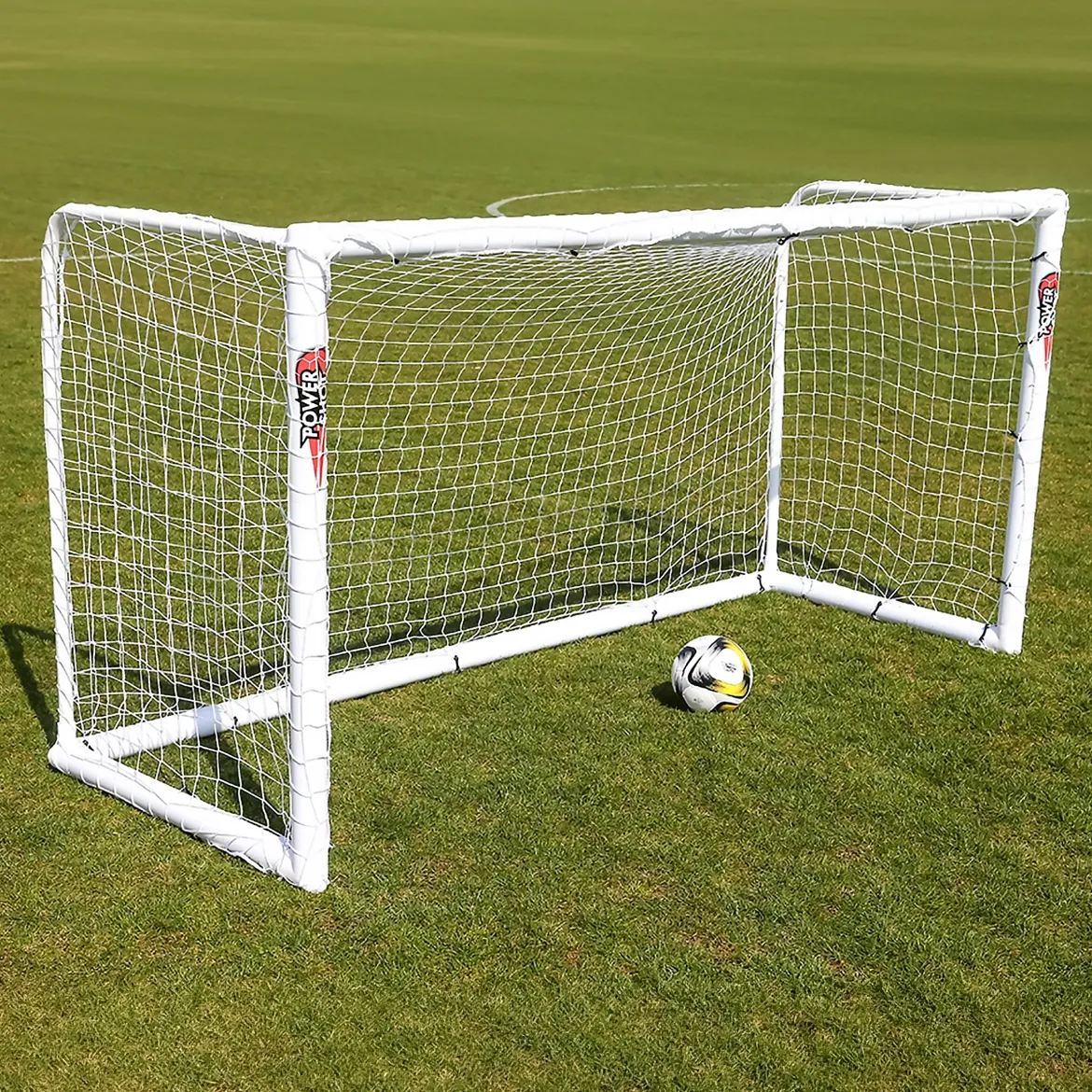 But de football STADIUM - 2.4m x 1.2m - uPVC - Blanc