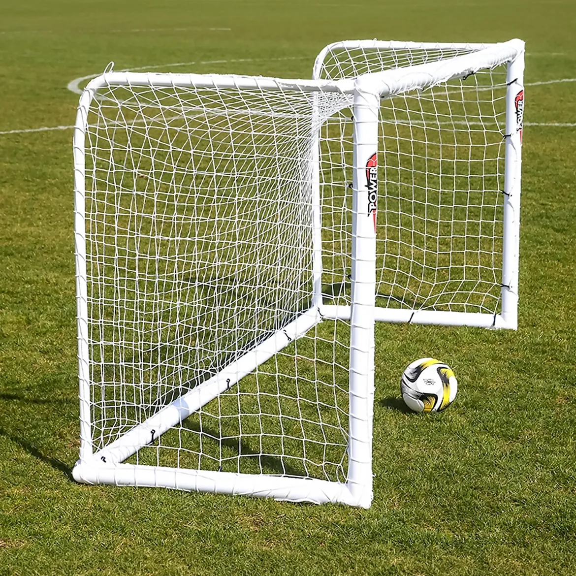 But de football STADIUM - 2.4m x 1.2m - uPVC - Blanc