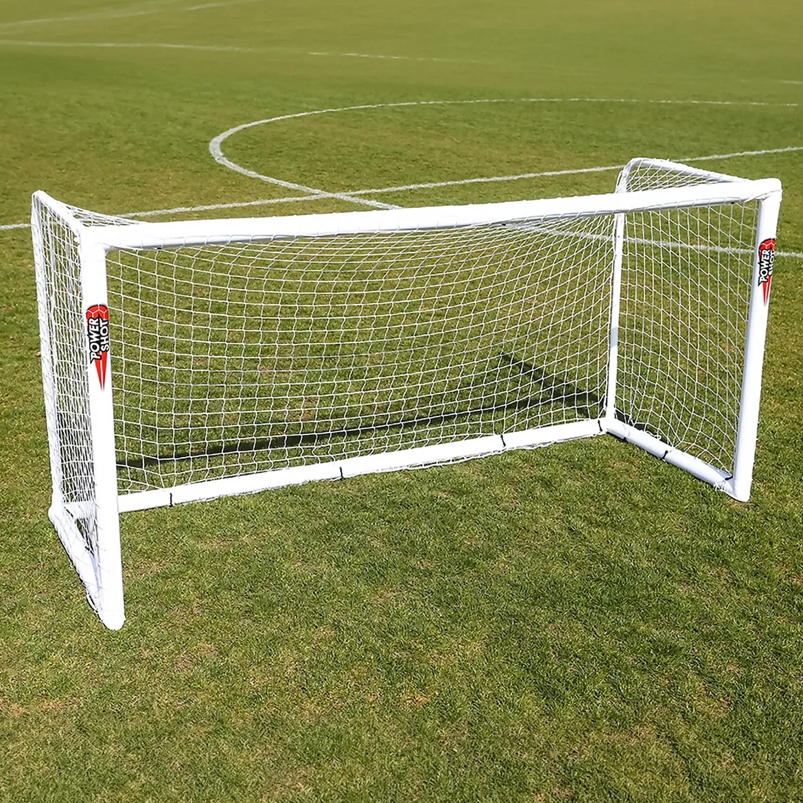 But de football STADIUM - 2.4m x 1.2m - uPVC - Blanc