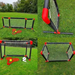 But de foot - Filet de tennis - 2 en 1 - 90 x 60 cm