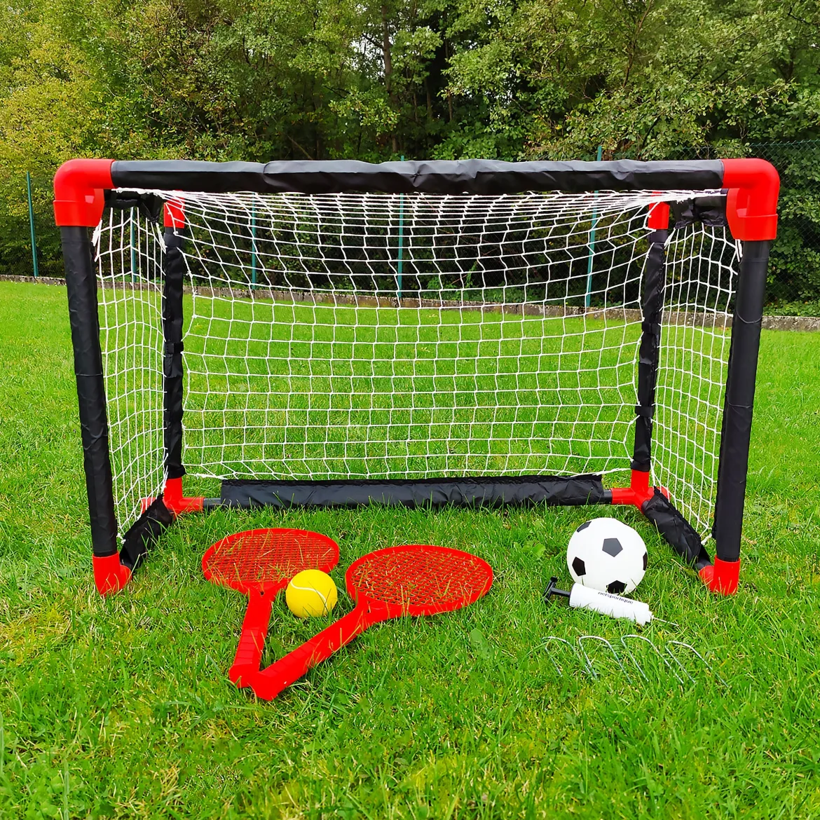 But de foot - Filet de tennis - 2 en 1 - 90 x 60 cm