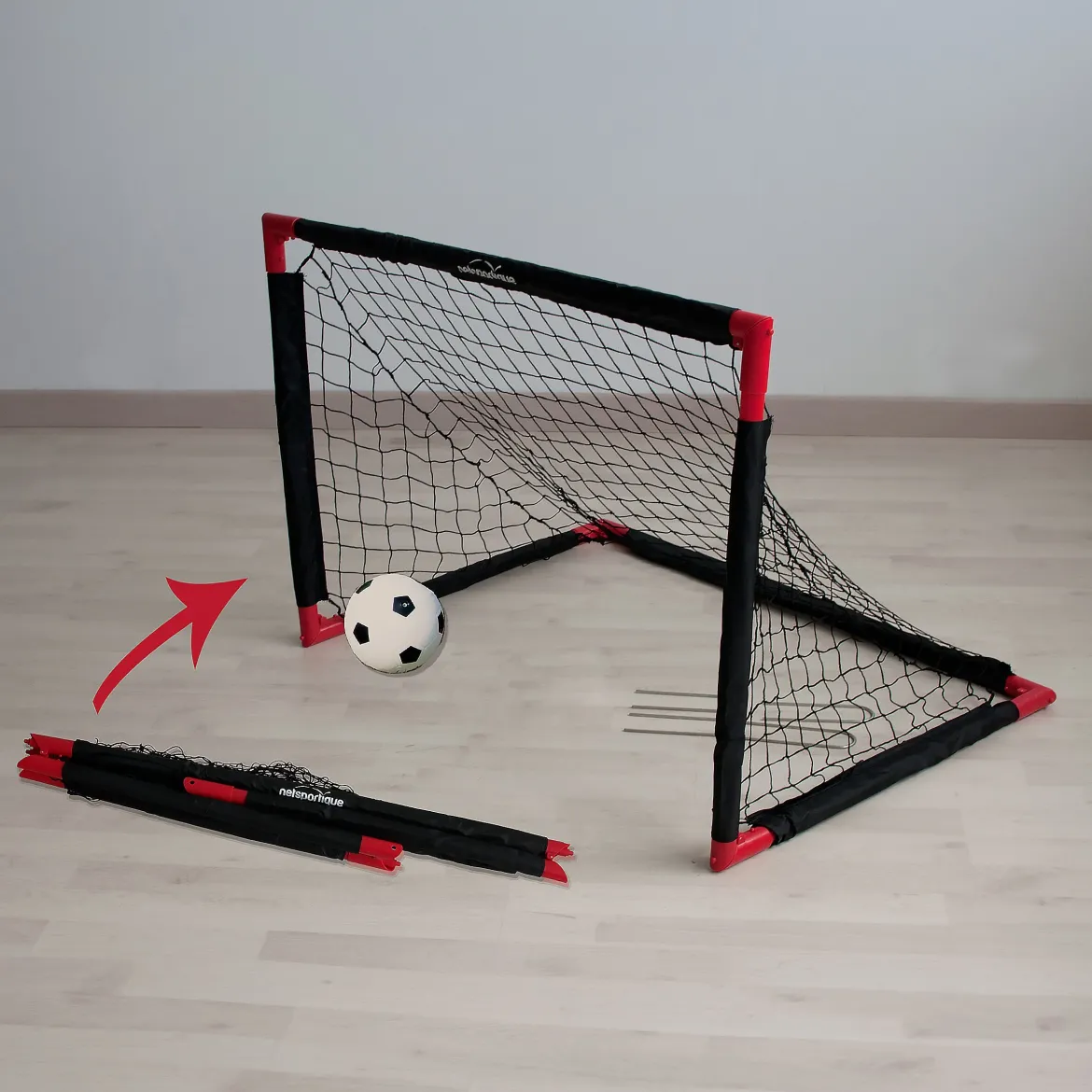 But de foot pliable - 90 x 60 cm - ballon offert