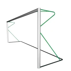But de foot à 8 transportable 6 x 2.1m en aluminium