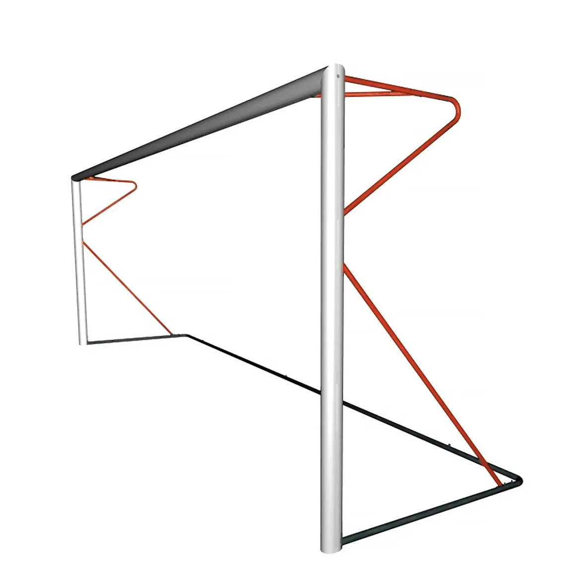 But de foot à 8 transportable 6 x 2.1m en aluminium