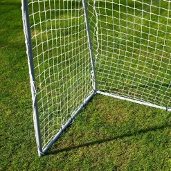But de foot 3 x 2 m en acier + mur de tir noir
