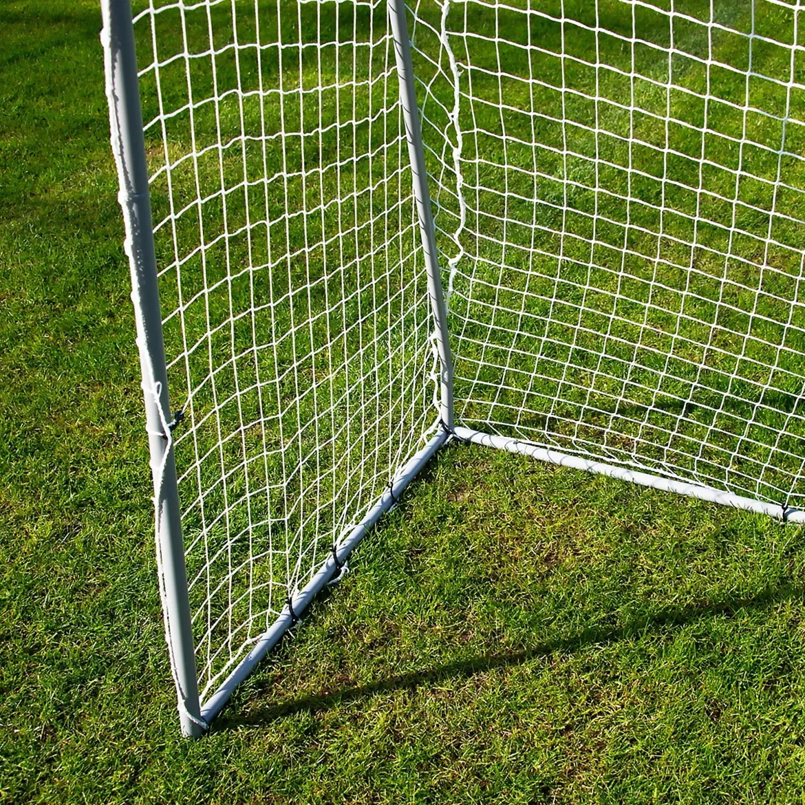 But de foot 3 x 2 m en acier + mur de tir noir