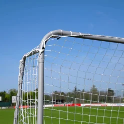But de foot 3 x 2 m en acier + mur de tir noir
