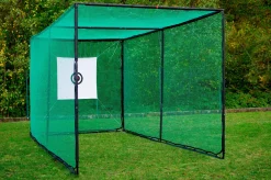 Cage de golf : structure et filet 6 x 3 x 3 m (ouvert sur le côté de 3m)