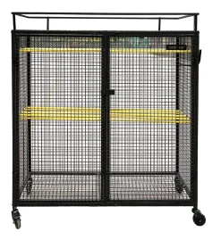 Cage de stockage 2 portes, 1450 x 550 x 1550 mm