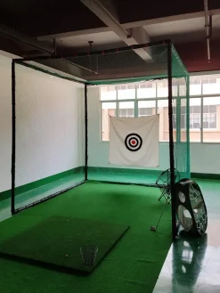 Cage practice golf : structure et filet 3 x 3 x 3 m