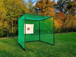 Cage practice golf : structure et filet 3 x 3 x 3 m