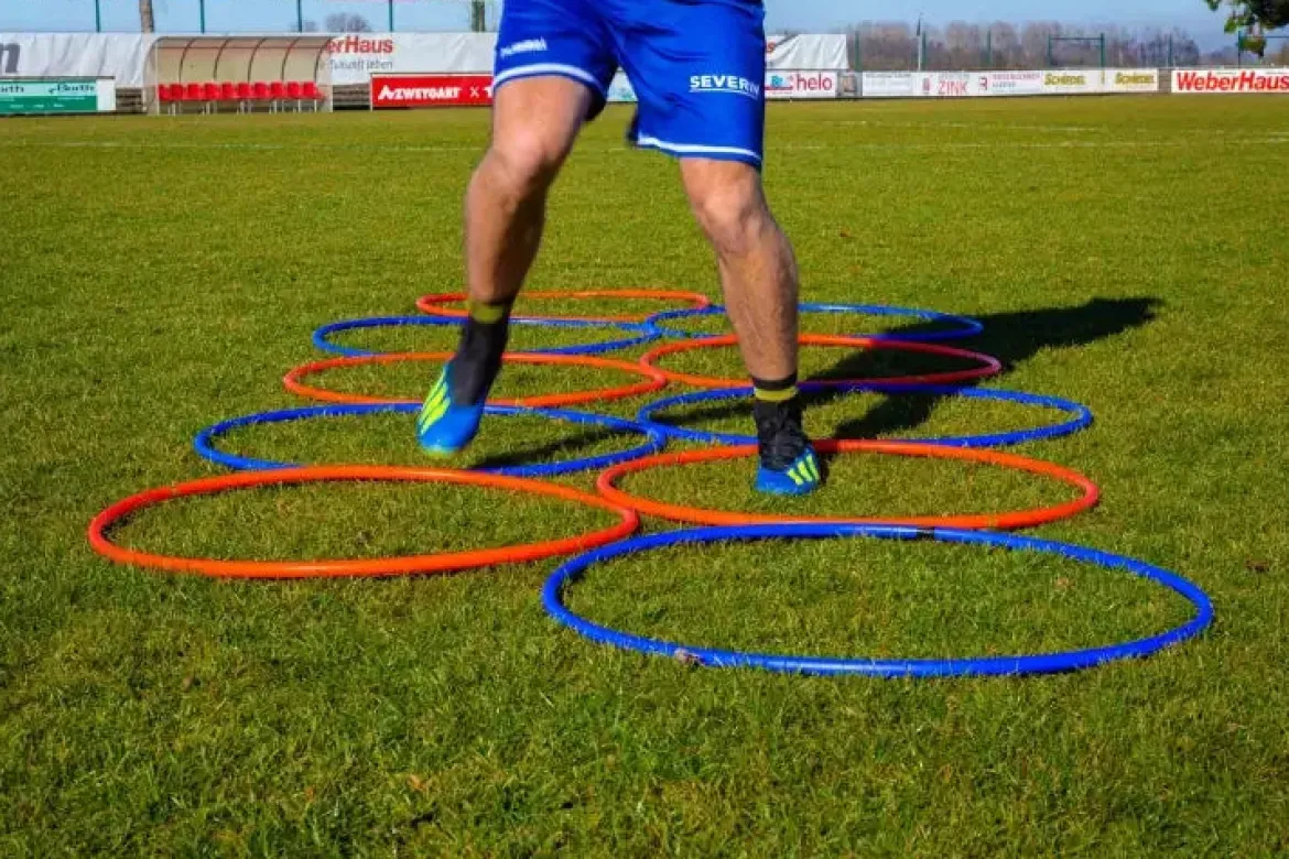 5 cerceaux de coordination ronds - 45cm