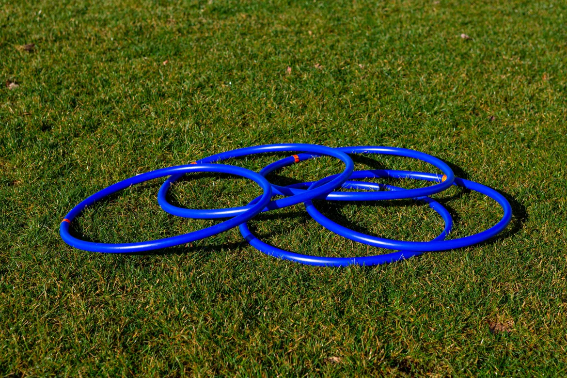 5 cerceaux de coordination ronds (76cm)