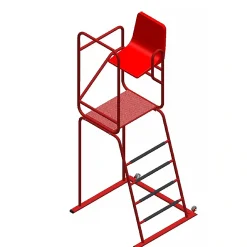 Chaise d'arbitre avec siège démontable