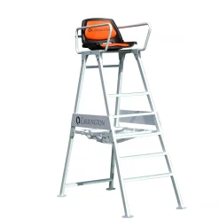 Chaise d'arbitre en aluminium compétition blanc