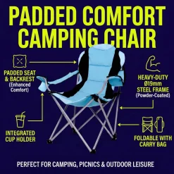 Chaise de camping haut de gamme - Confort maximal