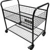 Chariot de stockage avec roues et poignées