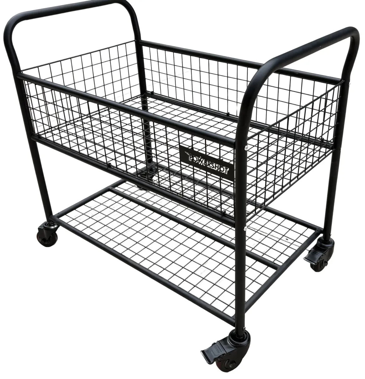 Chariot de stockage avec roues et poignées