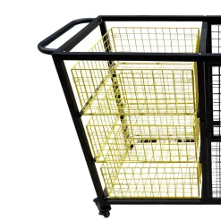 Chariot de stockage à roulettes – 1080 x 520 x 940 mm