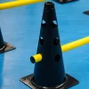 Cônes d’agilité avec barres - Lot de 4