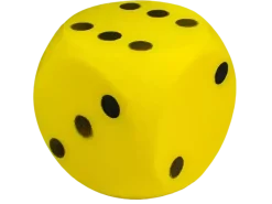 Dé géant mousse