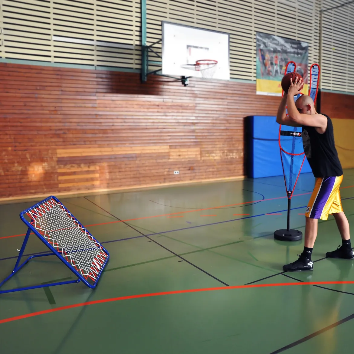Filet de rebond ou Tchoukball (100x100cm) • 6 Positions