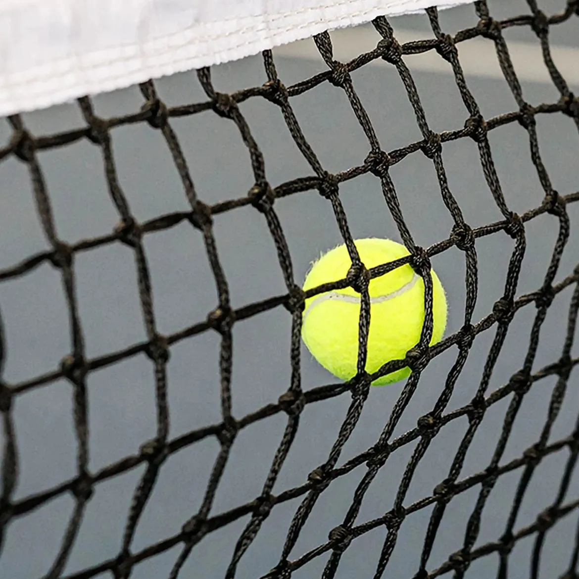 Filet de tennis 3mm TOURNOI maille double de haut en bas