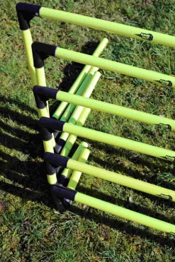 Haies d’agilité pliables - Lot de 6