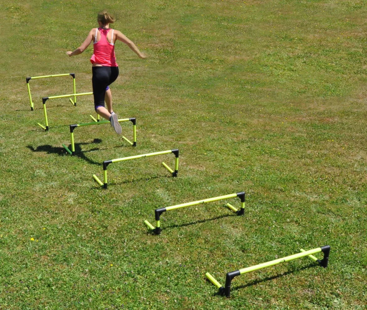 Haies d’agilité pliables - Lot de 6