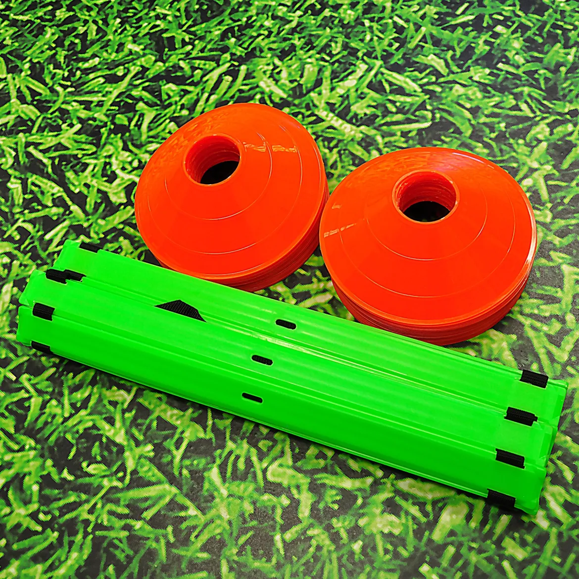 Kit agilité : échelle 4 mètres + 50 cones