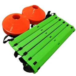 Kit agilité : échelle 4 mètres + 50 cones