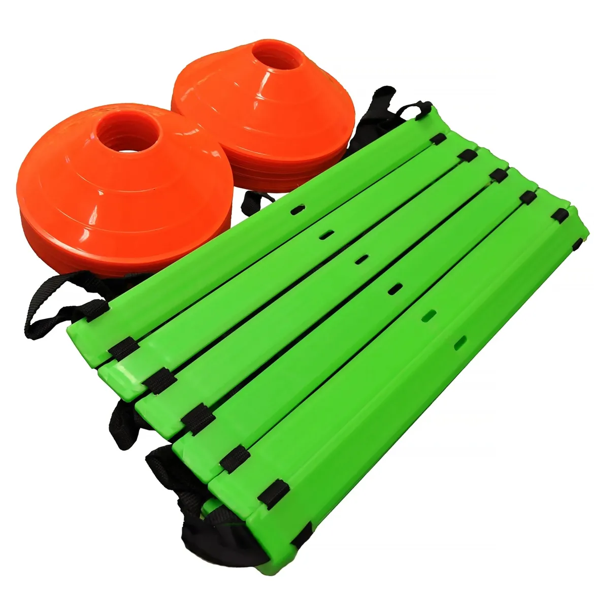 Kit agilité : échelle 4 mètres + 50 cones