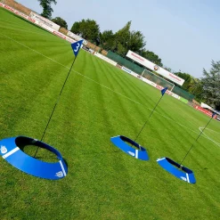Kit de 6 cibles de FOOT GOLF avec jalon drapeaux et sac de transport